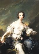Portrait of Angelique d'Allonville de Louville Jjean-Marc nattier